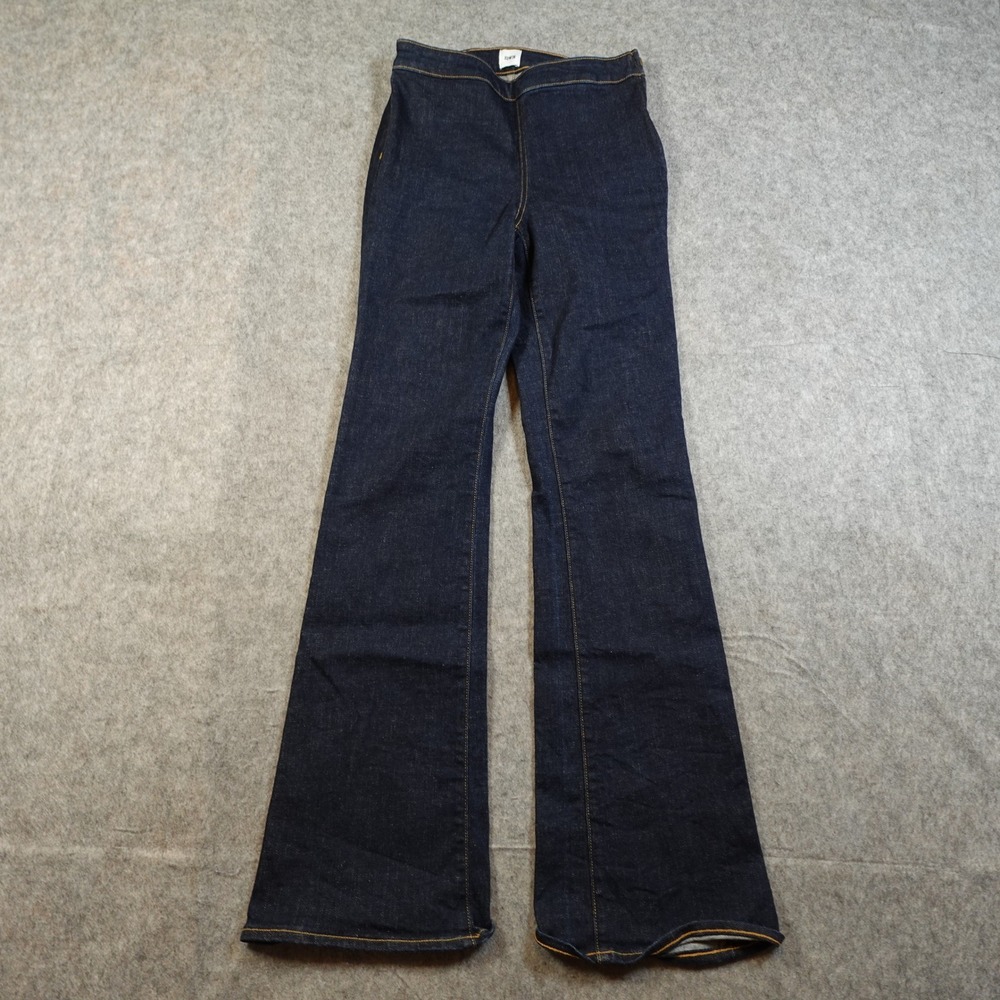 Edwin Jeans Womens 27 Lark Bootcut Pull On Primrose‎ Denim Dark Wash Flare